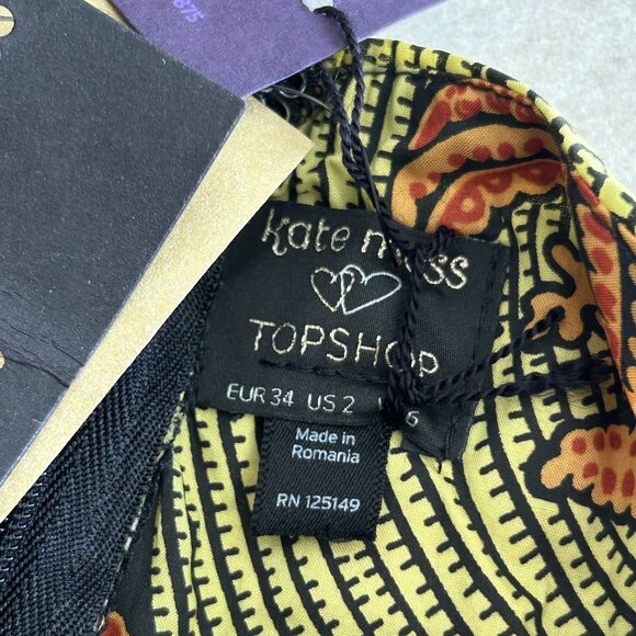 Kate Moss for Topshop Halterneck Kaftan Liberty Dress ASO Blake Lively - Picture 5 of 8